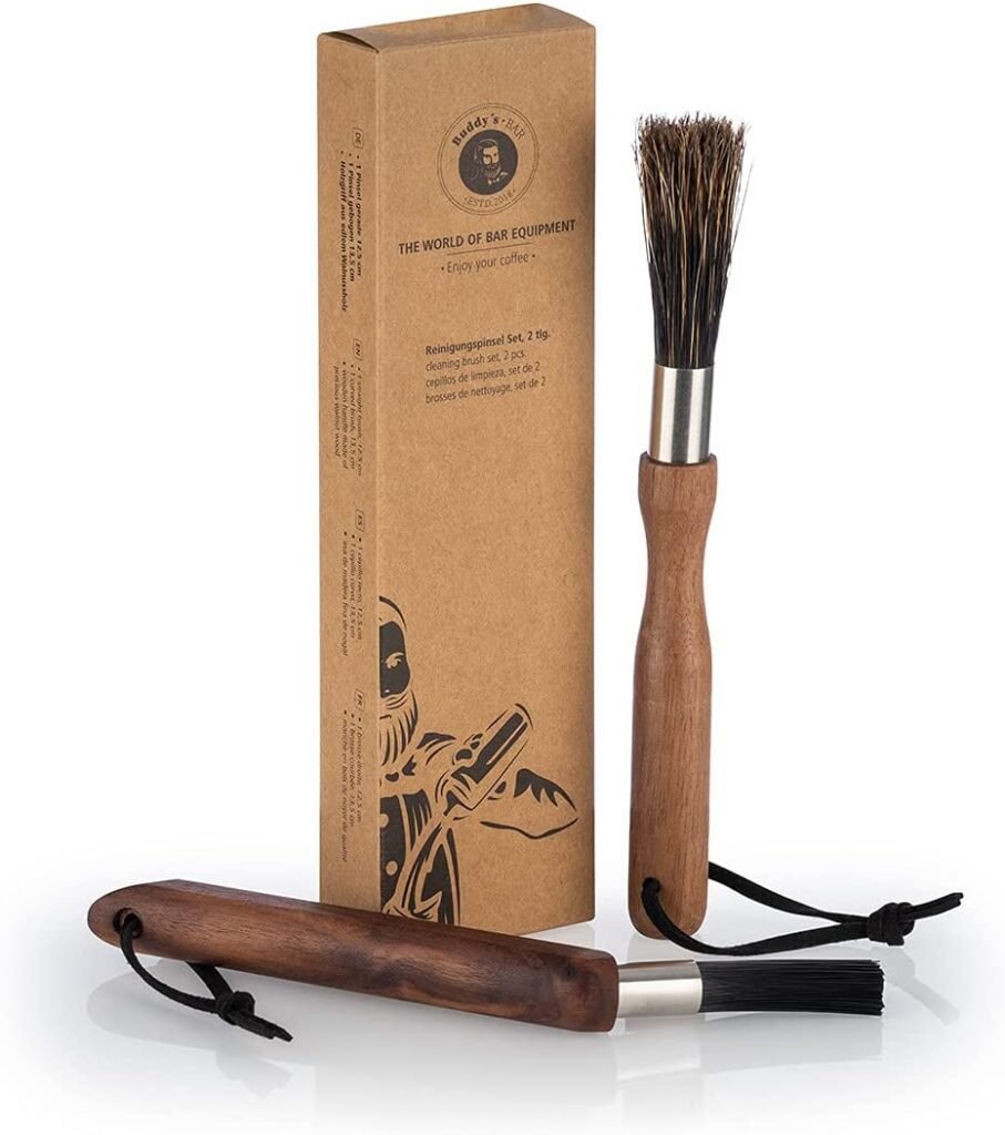 Buddys Bar Barista Edition, juego de cepillos de limpieza