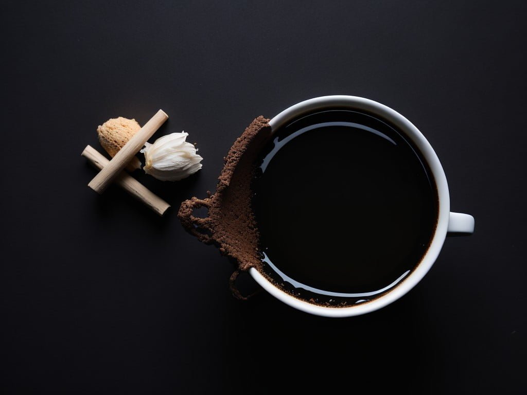 cafe con vainilla y coco