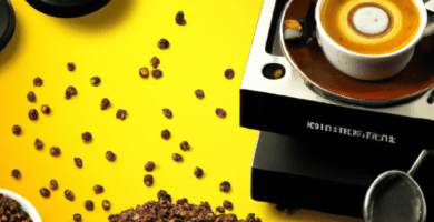 fotografia sobre almacenamiento para portada de la categoria mantenimiento en una pagina web sobre cafe expresso y utiliza mucho el color oro b89634 magazine worthy beautiful realistic high 1