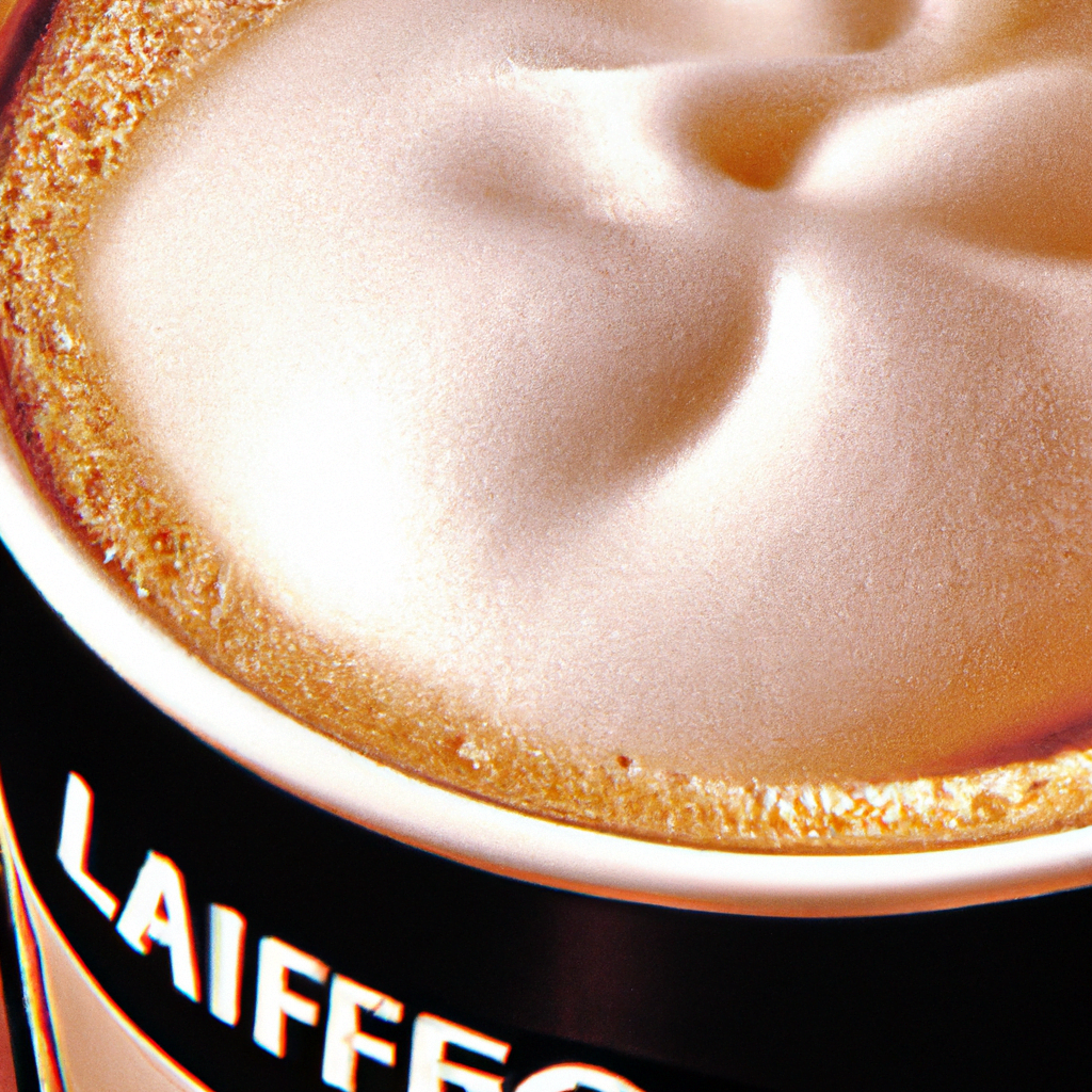 fotografia sobre cafe latte para portada de la categoria mantenimiento en una pagina web sobre cafe expresso y utiliza mucho el color oro b89634 y en menor medida black 000000 y el blanco fff 1
