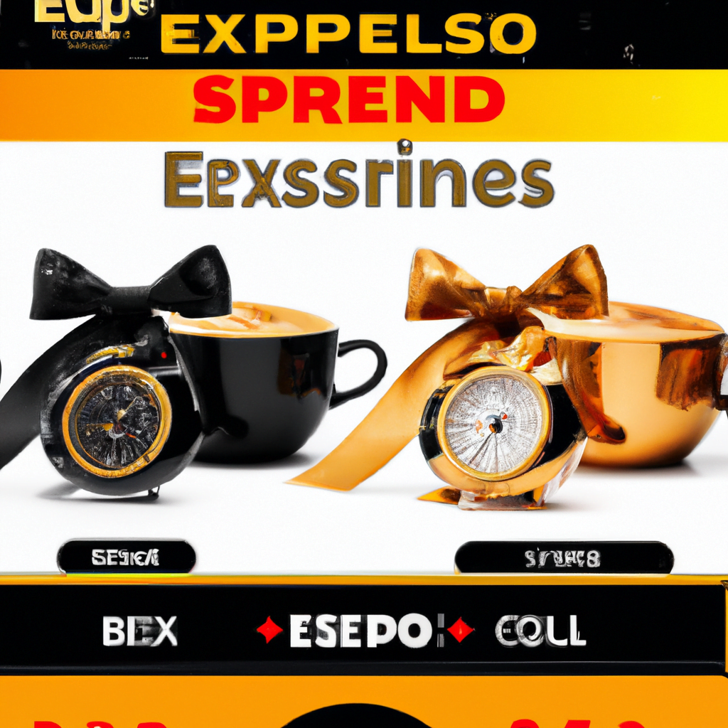 fotografia sobre como elegir el mejor distribuidor de cafe expresso para ti para portada de una categoria en una pagina web sobre cafe y cafe expresso y utiliza mucho el color oro b89634 y e