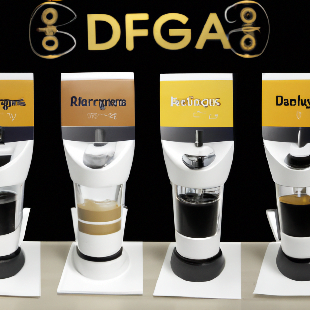 fotografia sobre dispensadores de azucar y crema cual es el mas duradero para portada de una categoria en una pagina web sobre cafe y cafe expresso y utiliza mucho el color oro b89634 y en