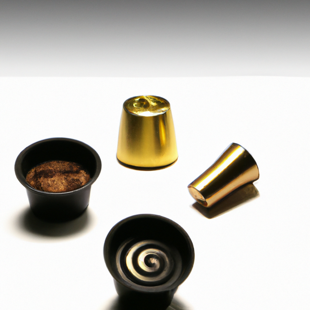fotografia sobre molinillos de cafe por que son esenciales para un buen espresso para portada de una categoria en una pagina web sobre cafe y cafe expresso y utiliza mucho el color oro b8963