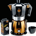 fotografia sobre por que las cafeteras moka son tan populares en espana de salud y beneficios para portada de una categoria en una pagina web sobre cafe y cafe expresso y utiliza mucho el col