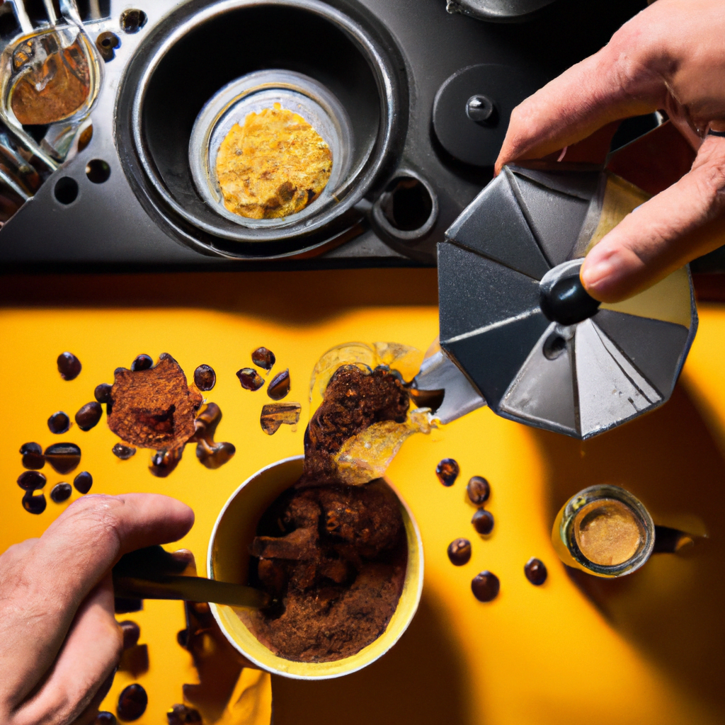 fotografia sobre recetas y preparaciones para portada de la categoria mantenimiento en una pagina web sobre cafe expresso y utiliza mucho el color oro b89634 magazine worthy beautiful realistic