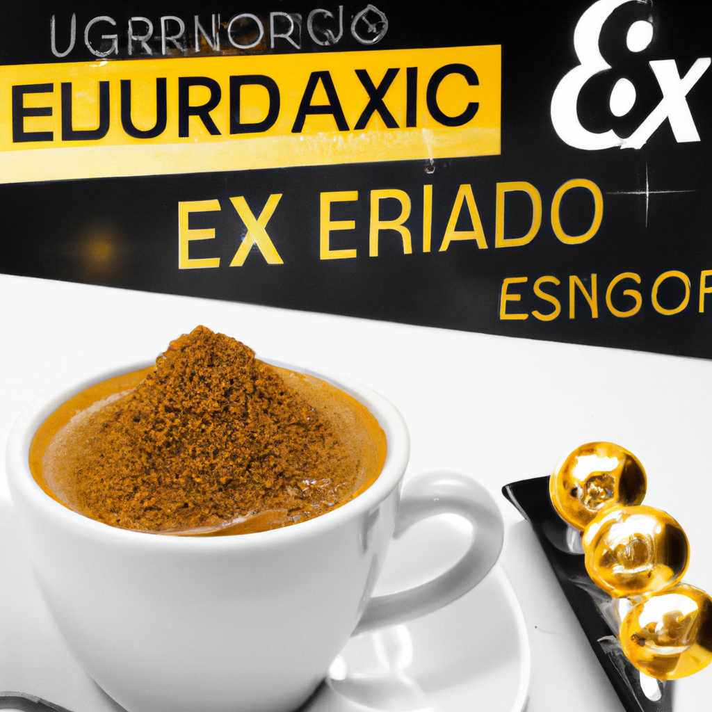fotografia sobre beneficios del cafe expresso para la salud para portada de una categoria en una pagina web sobre cafe y cafe expresso y utiliza mucho el color oro b89634 y en menor medida el color