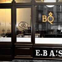fotografia sobre cafeterias emblematicas de bilbao donde el cafe es un arte para portada de una categoria en una pagina web sobre cafe y cafe expresso y utiliza mucho el color oro b89634 y en meno