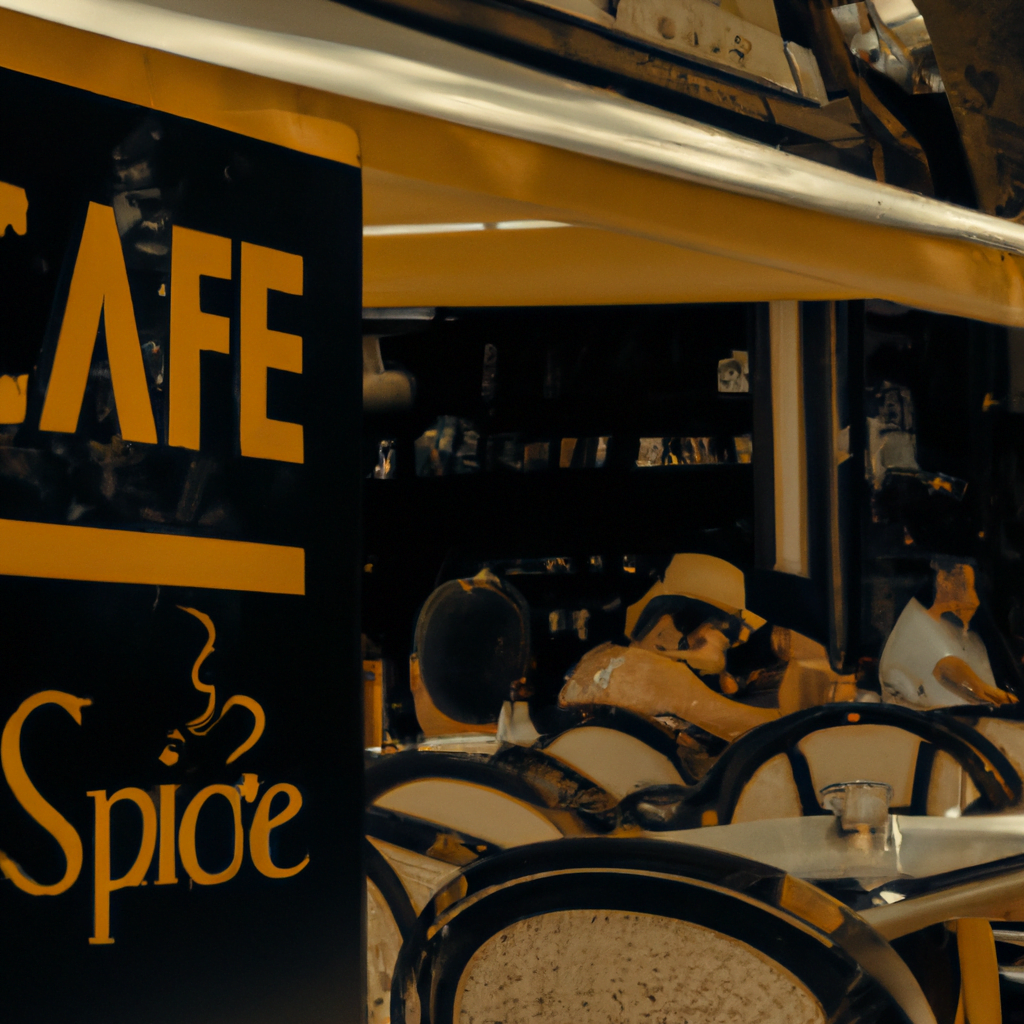 fotografia sobre cafeterias emblematicas de palma de mallorca donde el cafe es una experiencia para portada de una categoria en una pagina web sobre cafe y cafe expresso y utiliza mucho el color oro