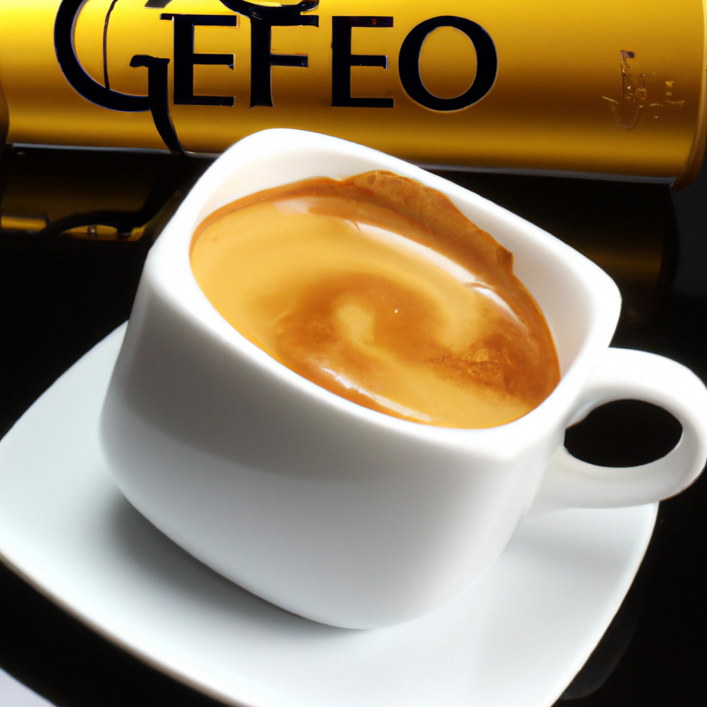 fotografia sobre como afecta el cafe expresso a la digestion para portada de una categoria en una pagina web sobre cafe y cafe expresso y utiliza mucho el color oro b89634 y en menor medida
