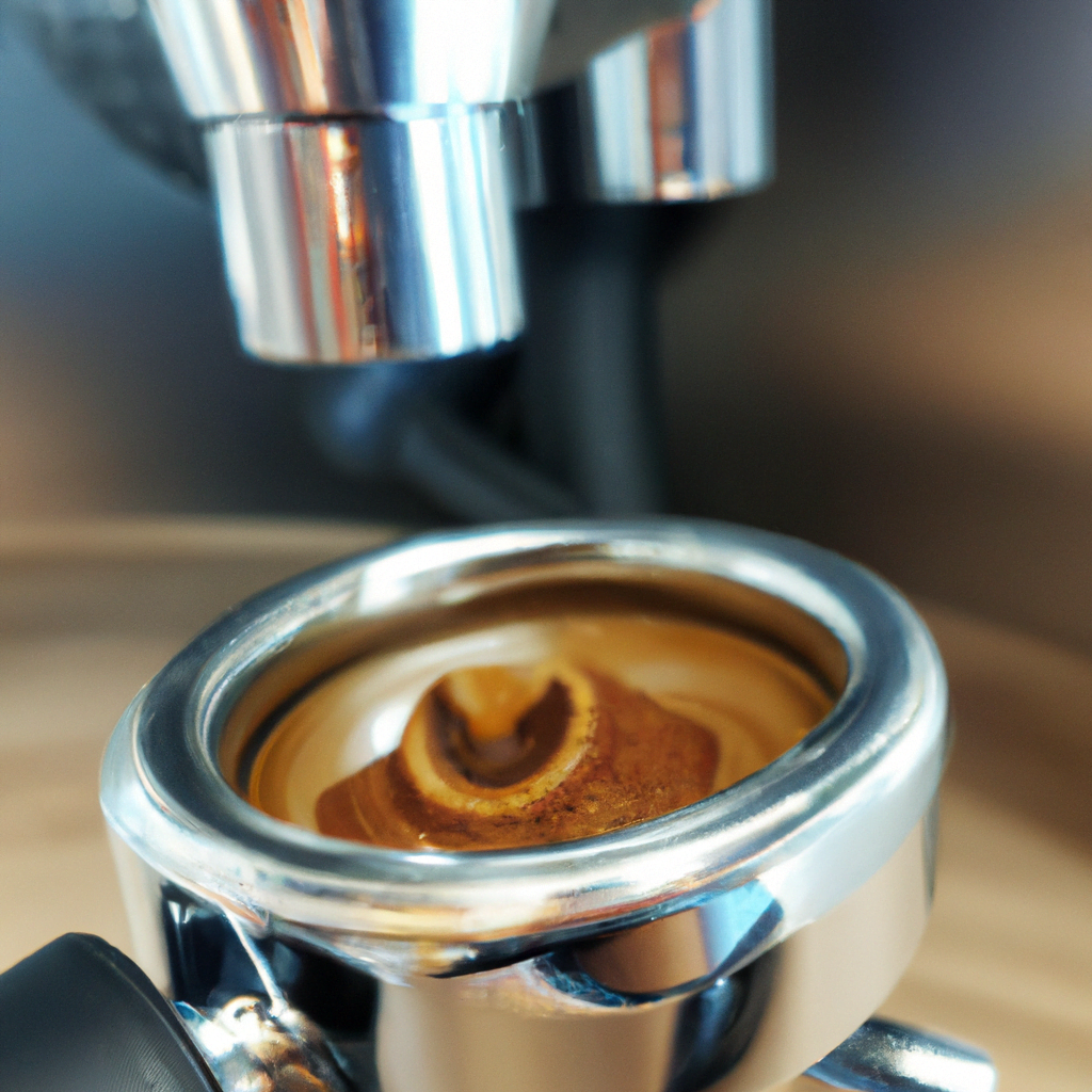 fotografia sobre como ajustar la molienda del cafe para una cata perfecta con tu maquina de espresso para portada de una categoria en una pagina web sobre cafe y cafe expresso y utiliza mucho el color