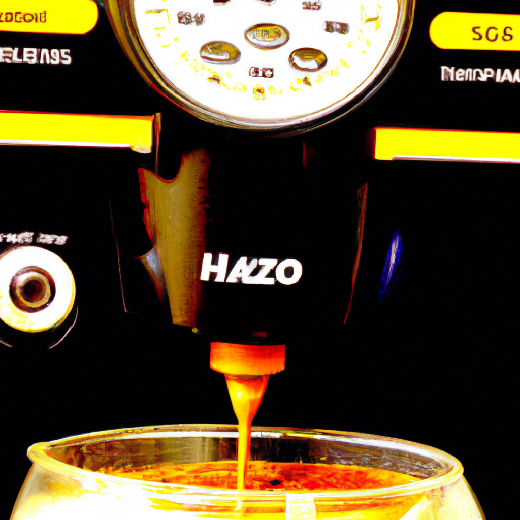 fotografia sobre como arreglar la falta de presion en tu maquina de cafe expresso para portada de una categoria en una pagina web sobre cafe y cafe expresso y utiliza mucho el color oro b89634 y en