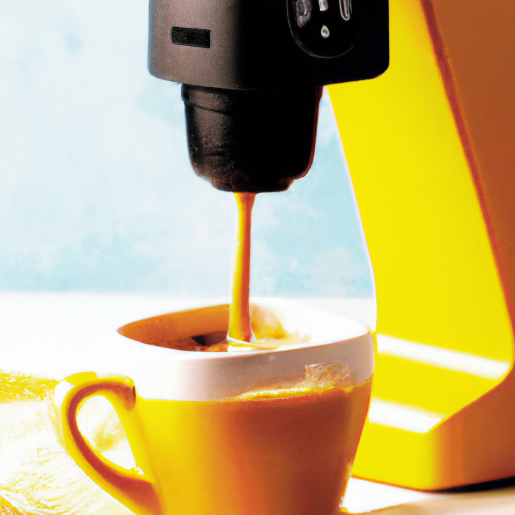fotografia sobre como descalcificar tu maquina de cafe expresso con vinagre para portada de una categoria en una pagina web sobre cafe y cafe expresso y utiliza mucho el color oro b89634 y e