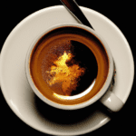 fotografia sobre como evitar la oxidacion en tu cafera expresso para portada de una categoria en una pagina web sobre cafe y cafe expresso y utiliza mucho el color oro b89634 y en menor medi