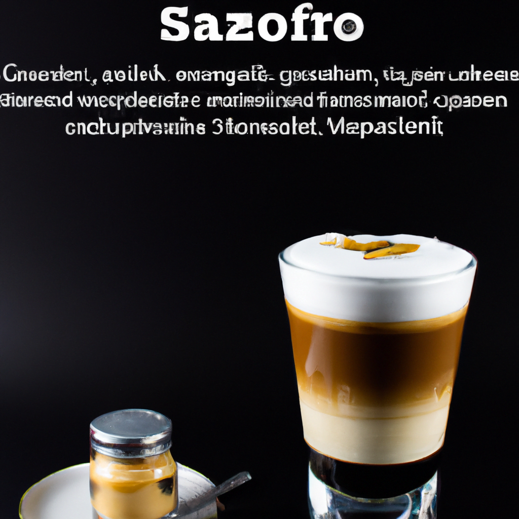 fotografia sobre como hacer un cafe macchiato con leche de soja para portada de una categoria en una pagina web sobre cafe y cafe expresso y utiliza mucho el color oro b89634 y en menor medida el c