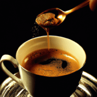 fotografia sobre como influye el tueste en el sabor del cafe expresso para portada de una categoria en una pagina web sobre cafe y cafe expresso y utiliza mucho el color oro b89634 y en meno