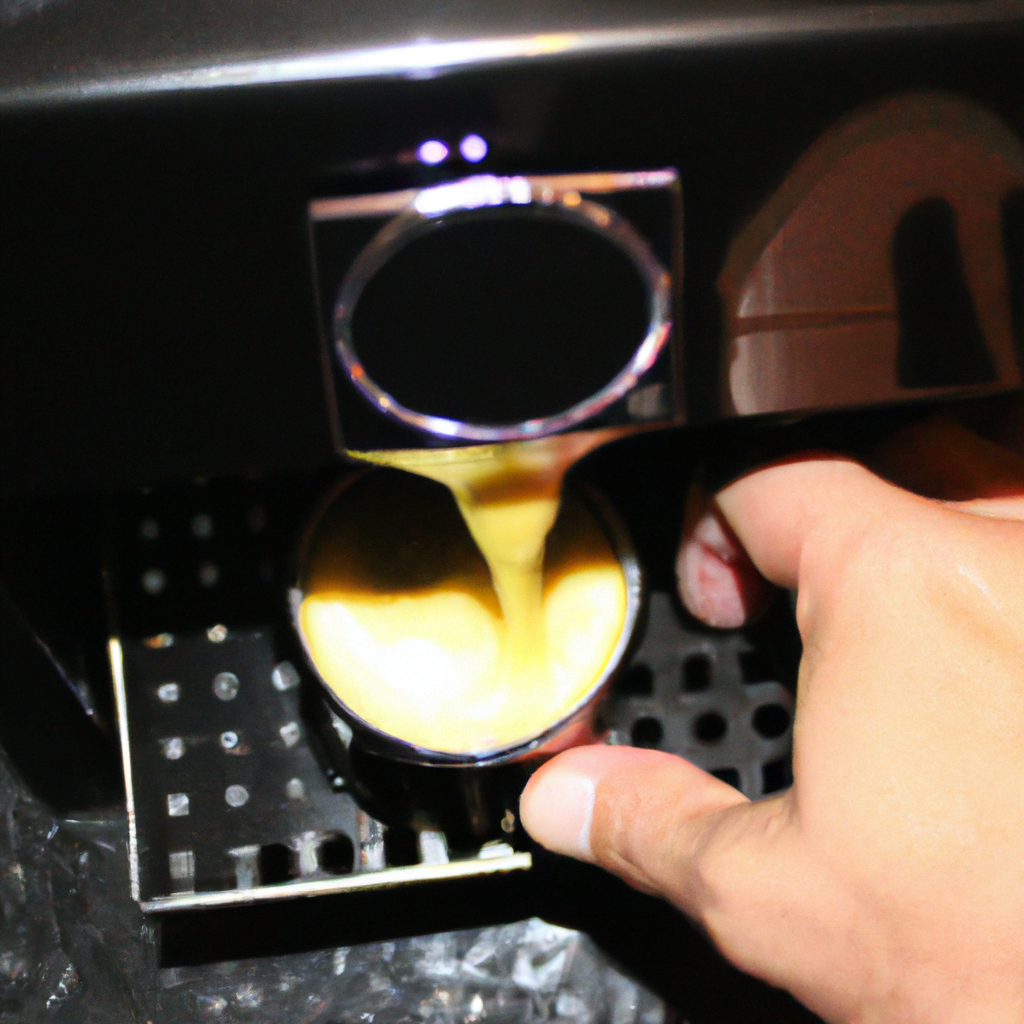 fotografia sobre como saber si tu maquina de cafe expresso necesita lubricacion para portada de una categoria en una pagina web sobre cafe y cafe expresso y utiliza mucho el color oro b89634