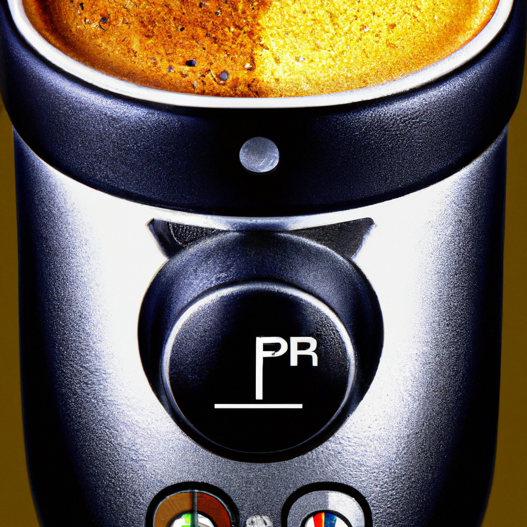 fotografia sobre como solucionar problemas de la molienda en tu maquina de cafe expresso para portada de una categoria en una pagina web sobre cafe y cafe expresso y utiliza mucho el color oro b8963