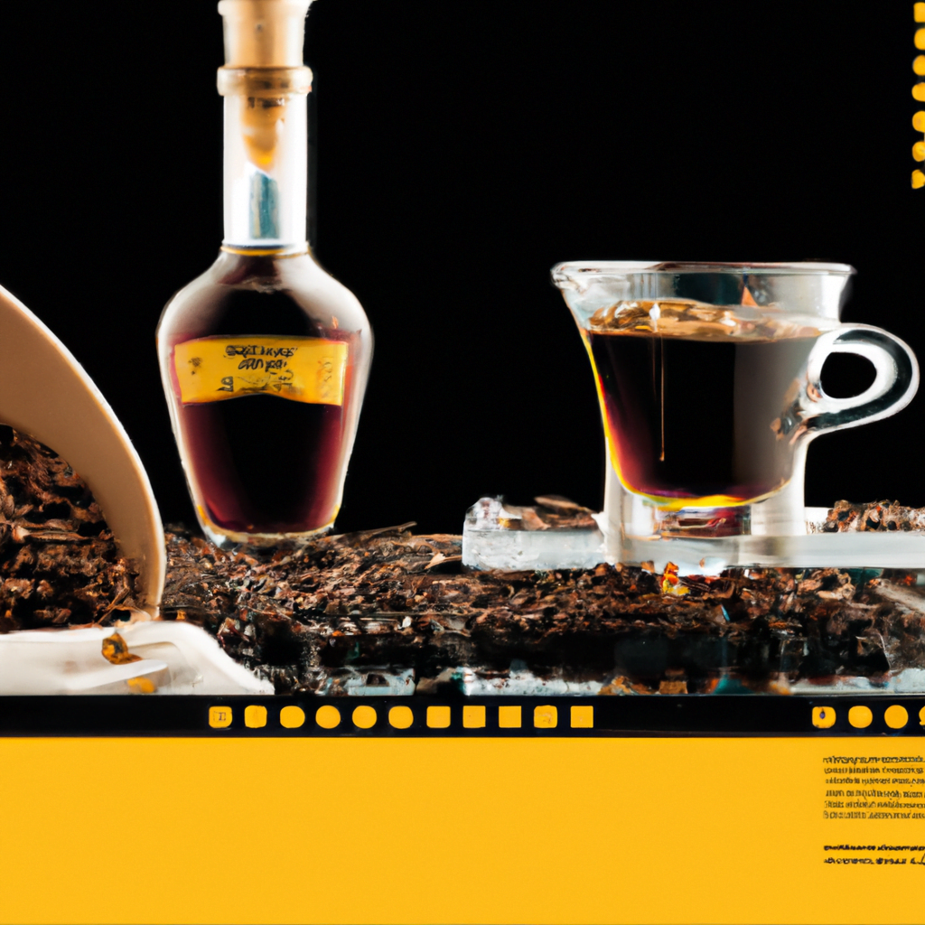 fotografia sobre con licor de avellanas una combinacion unica para portada de una categoria en una pagina web sobre cafe y cafe expresso y utiliza mucho el color oro b89634 y en menor medida el co