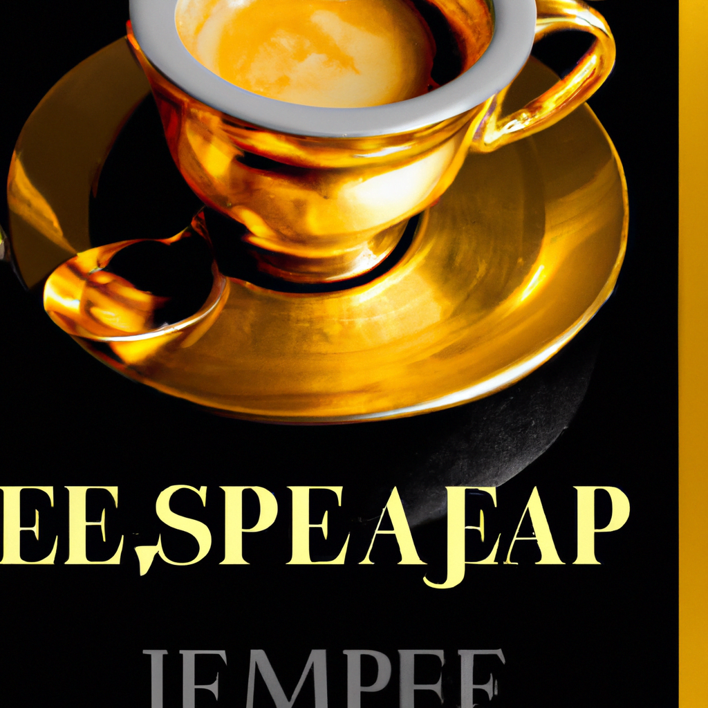 fotografia sobre descubre la historia del espresso en los museos de espana para portada de una categoria en una pagina web sobre cafe y cafe expresso y utiliza mucho el color oro b89634 y en menor