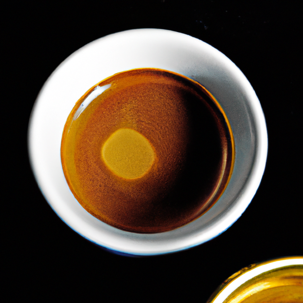fotografia sobre el espresso y su relacion con la salud osea para portada de una categoria en una pagina web sobre cafe y cafe expresso y utiliza mucho el color oro b89634 y en menor medida el colo