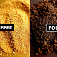 fotografia sobre el tueste y la textura del cafe expresso como se relacionan para portada de una categoria en una pagina web sobre cafe y cafe expresso y utiliza mucho el color oro b89634 y