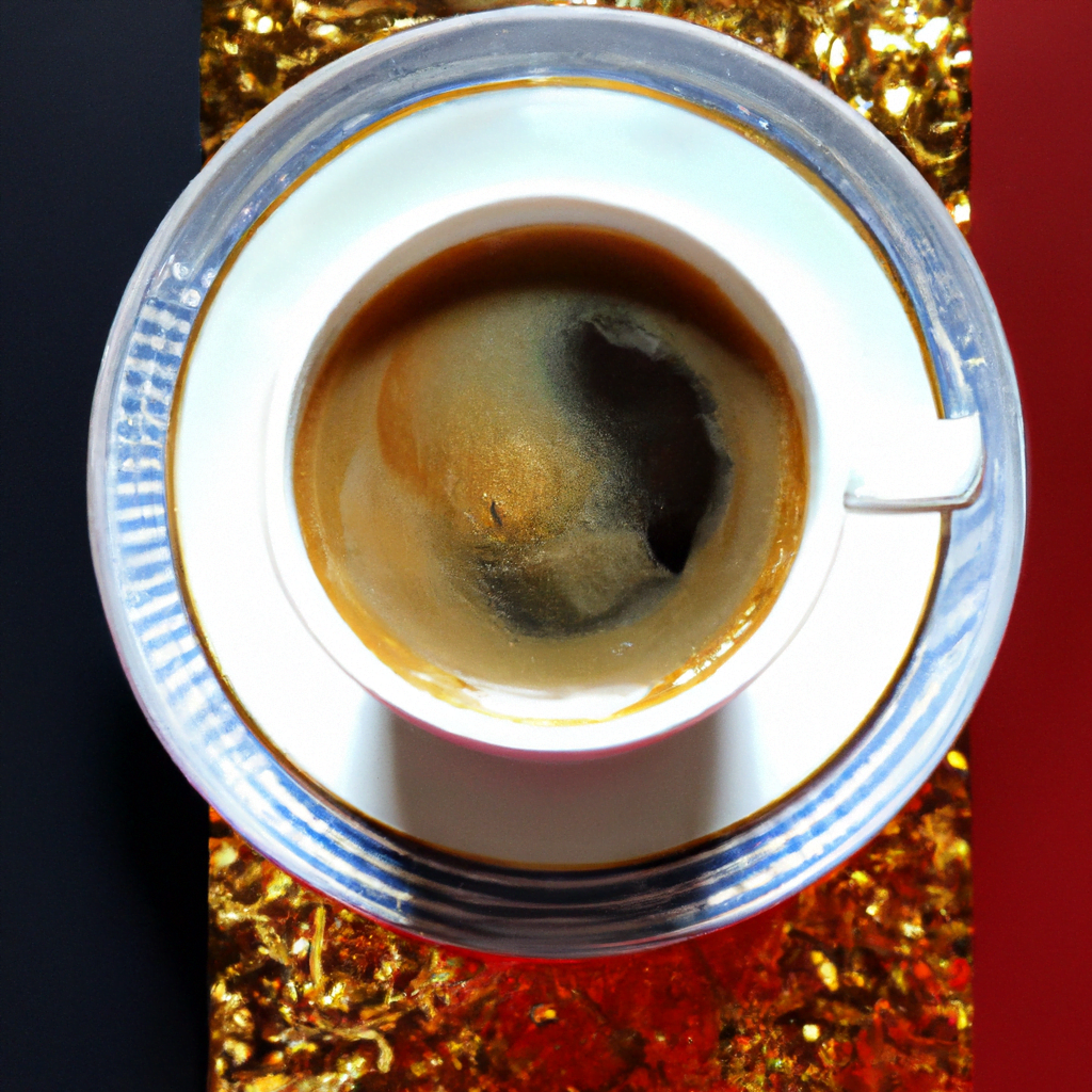 fotografia sobre espresso y el americano para portada de una categoria en una pagina web sobre cafe y cafe expresso y utiliza mucho el color oro b89634 y en menor medida el color black 000000 y