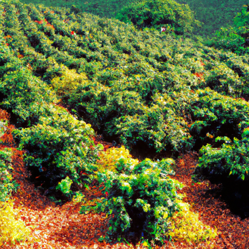 fotografia sobre explora las plantaciones de espresso mas antiguas de espana para portada de una categoria en una pagina web sobre cafe y cafe expresso y utiliza mucho el color oro b89634 y en meno