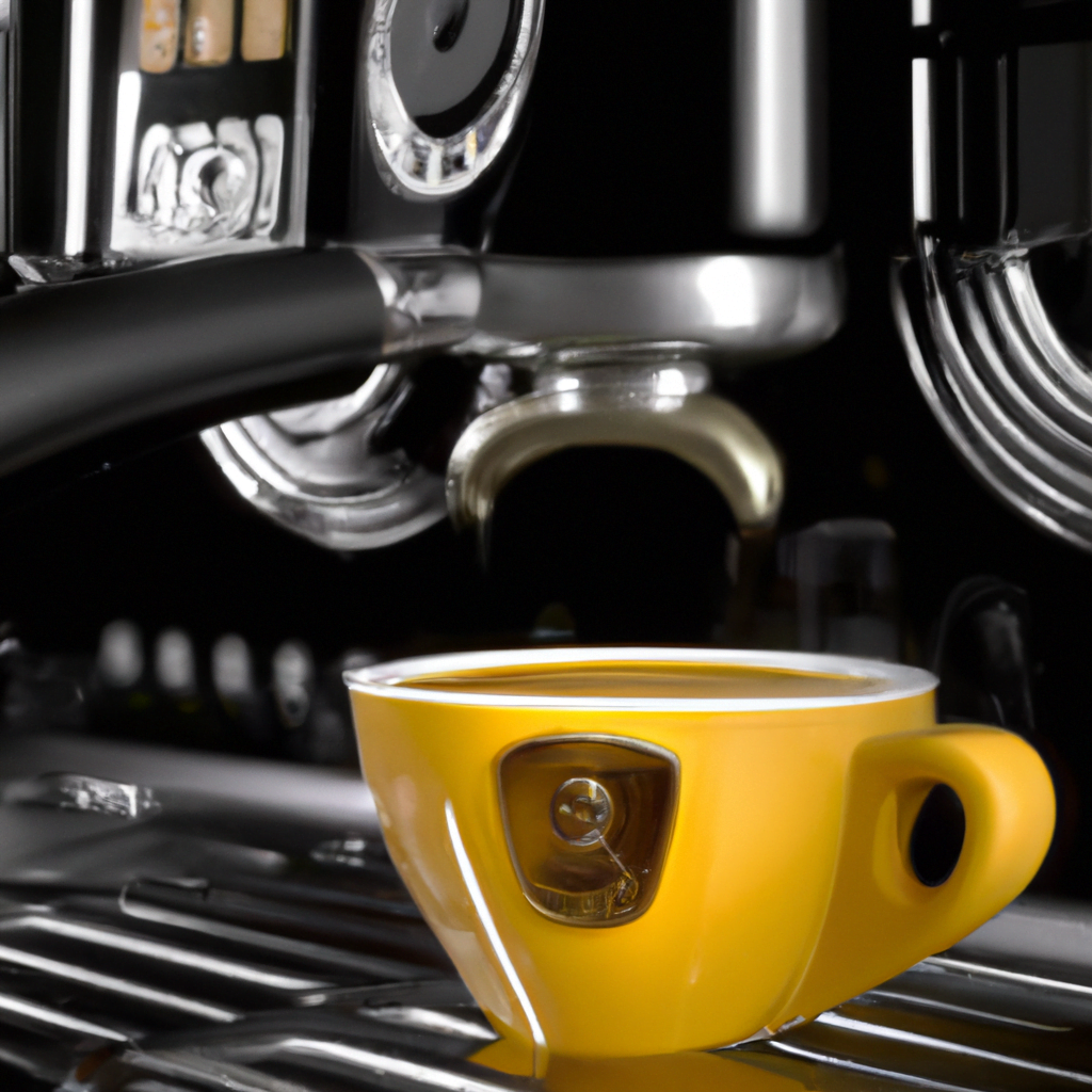fotografia sobre la frecuencia ideal para inspeccionar tu maquina de cafe expresso para portada de una categoria en una pagina web sobre cafe y cafe expresso y utiliza mucho el color oro b89634 y e