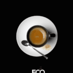 fotografia sobre la historia detras del cafe irlandes y su origen para portada de una categoria en una pagina web sobre cafe y cafe expresso y utiliza mucho el color oro b89634 y en menor medida el