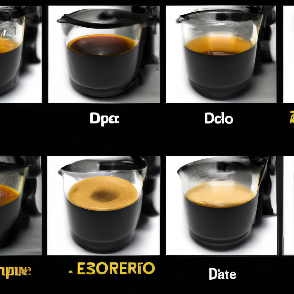 fotografia sobre la importancia de la calidad del cafe en tu cafetera expresso para portada de una categoria en una pagina web sobre cafe y cafe expresso y utiliza mucho el color oro b89634 y en me