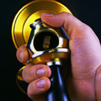 fotografia sobre la importancia de la seguridad en la inspeccion de tu maquina de cafe expresso para portada de una categoria en una pagina web sobre cafe y cafe expresso y utiliza mucho el color oro