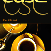 fotografia sobre la ruta del espresso para portada de una categoria en una pagina web sobre cafe y cafe expresso y utiliza mucho el color oro b89634 y en menor medida el color black 000000 y el