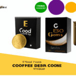 fotografia sobre las mejores marcas de cafe descafeinado para tu cafetera espresso para portada de una categoria en una pagina web sobre cafe y cafe expresso y utiliza mucho el color oro b89634 y e