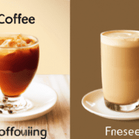 fotografia sobre los beneficios de tomar cafe latte en lugar de otros tipos de cafe para portada de una categoria en una pagina web sobre cafe y cafe expresso y utiliza mucho el color oro b89634 y