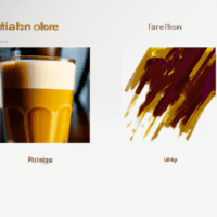fotografia sobre los errores mas comunes al preparar un cafe latte y como evitarlos para portada de una categoria en una pagina web sobre cafe y cafe expresso y utiliza mucho el color oro b89634 y