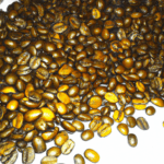 fotografia sobre los granos de cafe mas economicos para un expresso casero para portada de una categoria en una pagina web sobre cafe y cafe expresso y utiliza mucho el color oro b89634 y en menor