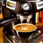 fotografia sobre los mejores consejos para limpiar y mantener tu maquina de cafe expresso para portada de una categoria en una pagina web sobre cafe y cafe expresso y utiliza mucho el color oro b896