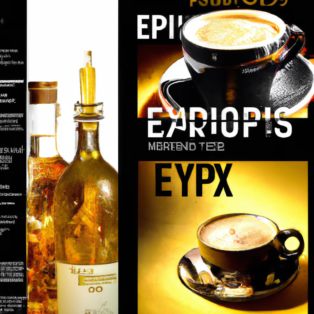 fotografia sobre los mitos mas comunes sobre el cafe expresso para portada de una categoria en una pagina web sobre cafe y cafe expresso y utiliza mucho el color oro b89634 y en menor medida el col
