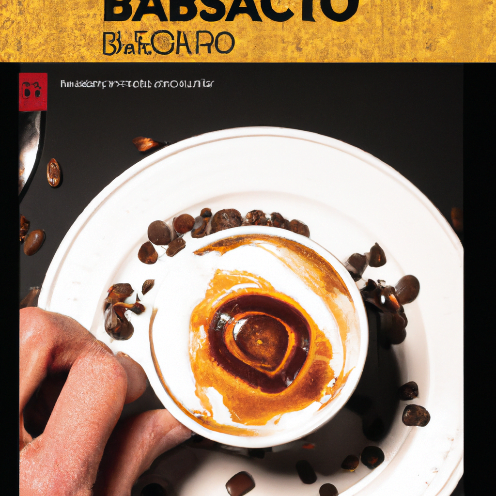fotografia sobre los secretos de los baristas un cafe macchiato perfecto para portada de una categoria en una pagina web sobre cafe y cafe expresso y utiliza mucho el color oro b89634 y en menor me