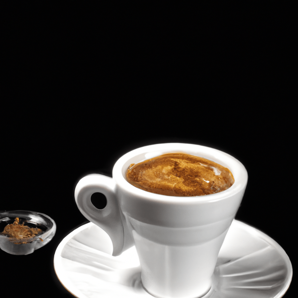 fotografia sobre por que el espresso es una bebida energizante para portada de una categoria en una pagina web sobre cafe y cafe expresso y utiliza mucho el color oro b89634 y en menor medid