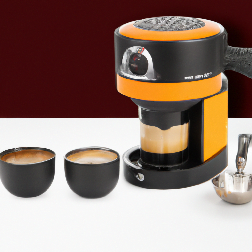 fotografia sobre que herramientas necesitas para calibrar tu maquina de cafe para portada de una categoria en una pagina web sobre cafe y cafe expresso y utiliza mucho el color oro b89634 y