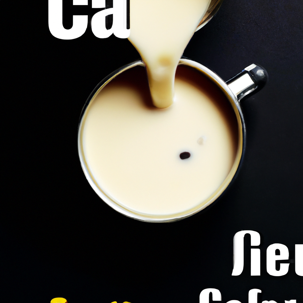 fotografia sobre que tipo de leche usar para tu cafe con leche para portada de una categoria en una pagina web sobre cafe y cafe expresso y utiliza mucho el color oro b89634 y en menor medid