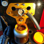 fotografia sobre reparacion de la bomba de agua en tu maquina de cafe expresso para portada de una categoria en una pagina web sobre cafe y cafe expresso y utiliza mucho el color oro b89634 y en me