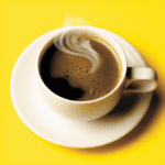 fotografia sobre sabes cuantas tazas de cafe expresso puedes tomar al dia te lo contamos para portada de una categoria en una pagina web sobre cafe y cafe expresso y utiliza mucho el color oro